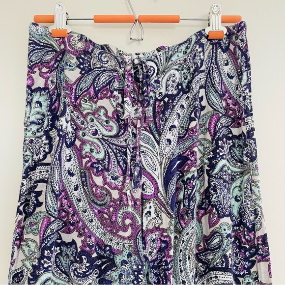 Cynthia Rowley Paisley Print Pyjama Bottoms - Picture 2 of 14